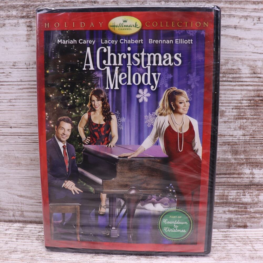 A Christmas Melody (DVD 2015 Hallmark) Mariah Carey Lacey Chabert Brennan Elliot